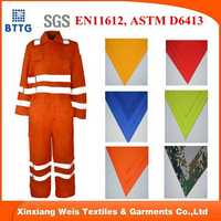 NFPA70E FR Coverall Safety clothing with reflective strip