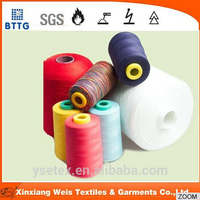 YSETESX Hot sale 100% aramid fire retardant sewing thread with high quality