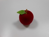 more images of Apple Shape Velvet Ring Box