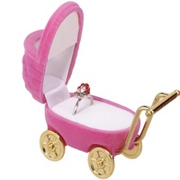Baby Carriage Shape Ring Box