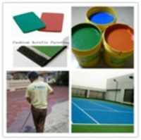 more images of outdoor water-proof economic cheap Acrylic sports court coating painting