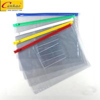 more images of Document file cosmetic package A5 clear PVC bag