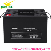 12V100ah AGM Rechargeable Solar Deep Cycle Lead-Acid Battery for UPS
