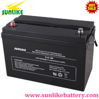 more images of 12V100ah AGM Rechargeable Solar Deep Cycle Lead-Acid Battery for UPS