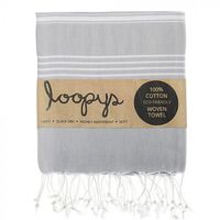 Turkish Towel From Loopys – Cloud Grey | Made Using 100% Premium Cotton