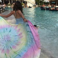 more images of Turkish Towel From Loopys – Festival Tie Dye Turkish Towel
