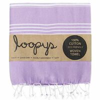 Lilac Original Turkish Towel From Loopys