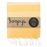 Sun Yellow Original Turkish Towel | Loopys Towels