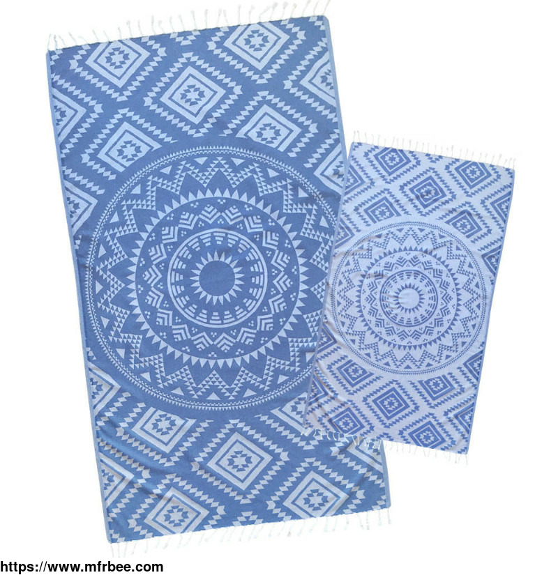 denim_blue_aztec_tribal_turkish_towel_create_a_new_look_for_your_beach_day
