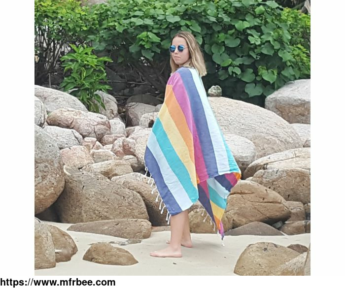 purchase_rainbow_candy_stripe_turkish_towel_online_100_percentage_cotton_towel