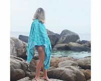 more images of Shop Turquoise Aztec Tribal Turkish Towel | Loopys