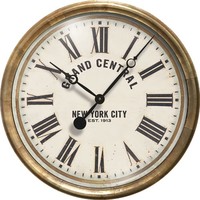 Grand Central White Clock 23"