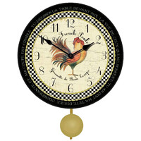 Rooster Pendulum Clock