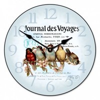 Birds on a Limb Clock
