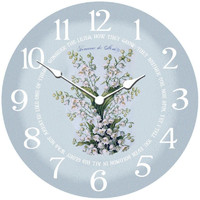 Lilies Flower Clock
