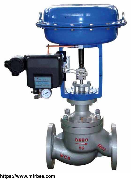 stainless_steel_pneumatic_cut_off_valve_flange_connection_pneumatic_control_valve
