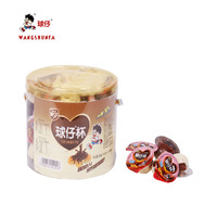 Best price good quality yummy Hot Sale Tasty chocolate with biscuit cup candy manufacture