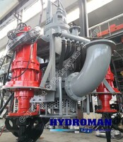 more images of Hydroman® Electric Submersible Sand Pump with Side Cutter for Channel and Pond Cleaning