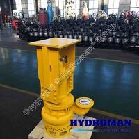 Hydroman® Hydraulic Dredge Pump wiht Excavators for Drilling Mud Barge Unloading
