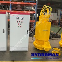 Hydroman® Heavy Duty Slurry Submersible Pump with Control Cabinet