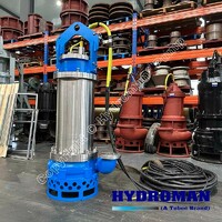 Hydroman® Stainless Steel Submersible Slurry Pumps for Pumping Mud