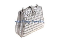 more images of Handmade Bag , Succinct Crystal Bridal Jewelry