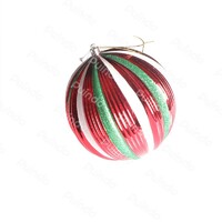 Puindo Customized Colorful Christmas Tree Decorations Ball A1 Plastic Hanging Ball Beautiful Christmas Ornament