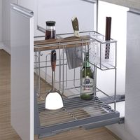 Multi-function Kitchen Drawer Basket with Knife Shelf:170001734