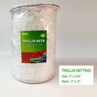 Nylon Trellis Netting 5 x 15ft | Pnbos Garden Trellis Nets Mesh 3 x 3 inch