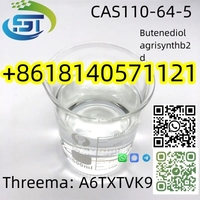 more images of Clear colorless BDO Butenediol CAS 110-64-5 with High purity