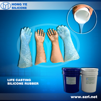 Liquid life casting silicone rubber