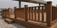 Factory outlet Outdoor fence bamboo handrail balustrades wooden handrails for public use from China