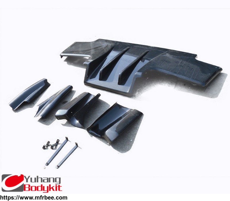 carbon_fiber_ts_top_secret_style_rear_diffuser_type_2_with_metal_fitting_accessories_7pcs_fit_for_1989_1994_nissan_skyline_r32_gtr
