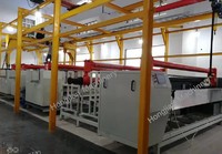 Automatic electroplating production line for the rotogravure cylinder