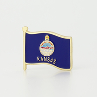 Kansas Flag Pins