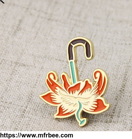 flowers_with_umbrella_lapel_pins