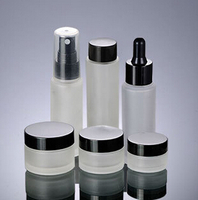 more images of Glass jar for foundation, glass cosmetic bottle