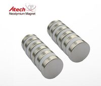 more images of 3/4 inch x 1/8 inch N52 Strong Round Magnets Cylinder Magent Small Circle Magnet