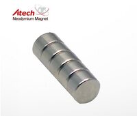 more images of Round Magnet N52 1/2 inch x1/8 inch Small Flat Magnet Disc