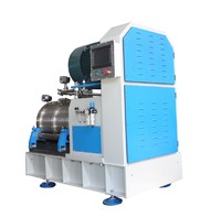 Horizontal pin-type sand mill for printing inks