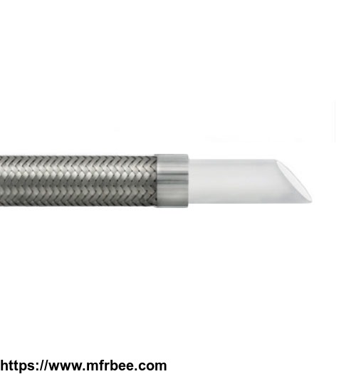 type_tss_stainless_steel_braid_cover_smooth_ptfe_tube