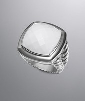 David Yurman Ring Designer Inspired Jewelry 17mm White Agate Albion Ring