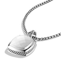 more images of David Yurman Jewelry 17mm Albion Pendant with White Agate