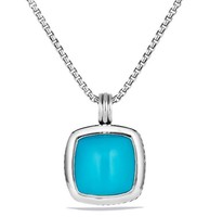 David Yurman Jewelry 20mm Albion Pendant with Turquoise