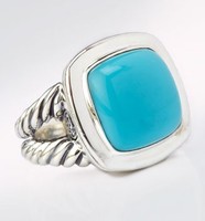 David Yurman Ring 14mm Turquoise Albion Ring