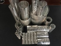 more images of spiral welded frame center core perforated metal pipes filter element