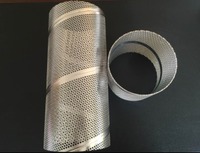 spiral welded perforated tube stainless steel center core metal pipes
