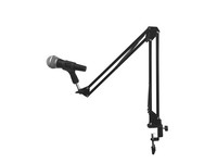 more images of Professional adjustable desktop flexible metal scissor microphone arm stand