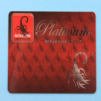 more images of Plastic Loyalty Card with Highlighted Logo Made by Hot Stamp Gold or Silver Foil