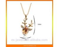 Contact NowDeer Style Christmas Pendant Necklace Jewelry Manufacturer